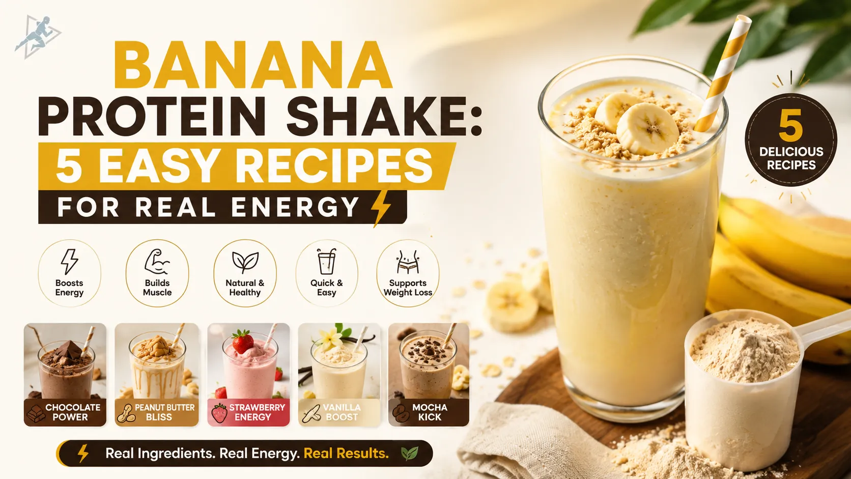 Banana Protein Shake: 5 Easy Recipes for Real Energy
