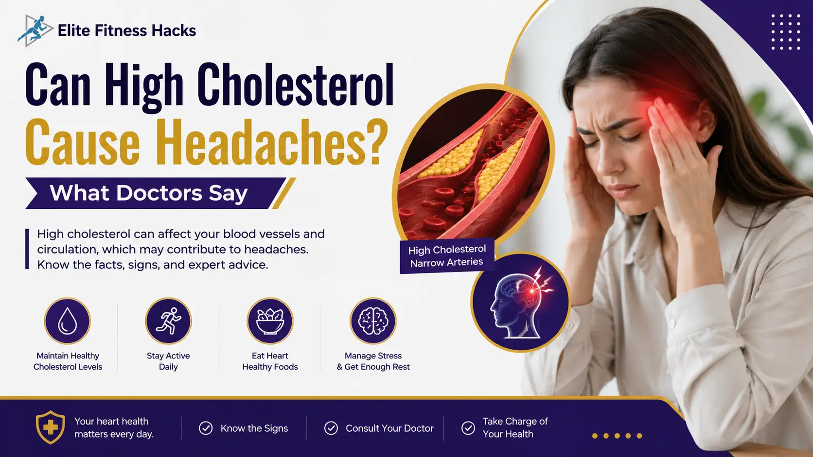 Can High Cholesterol Cause Headaches? What Doctors Say