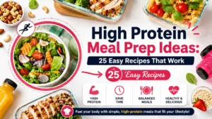 High Protein Meal Prep Ideas: 25 Easy Recipes That Work