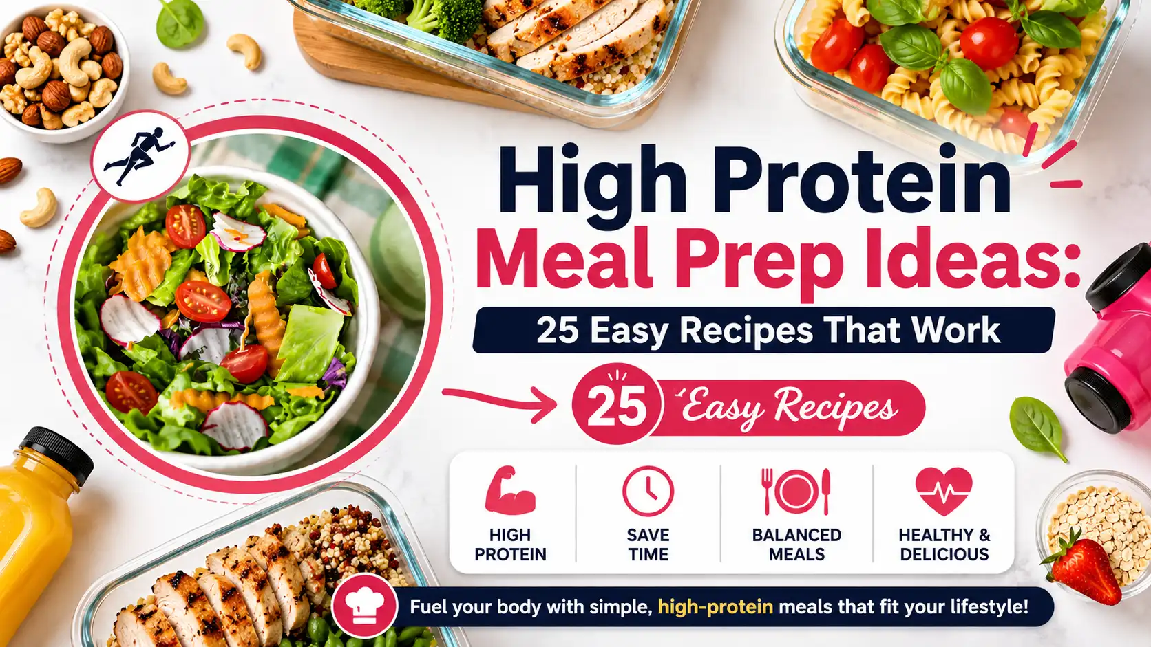 High Protein Meal Prep Ideas: 25 Easy Recipes That Work