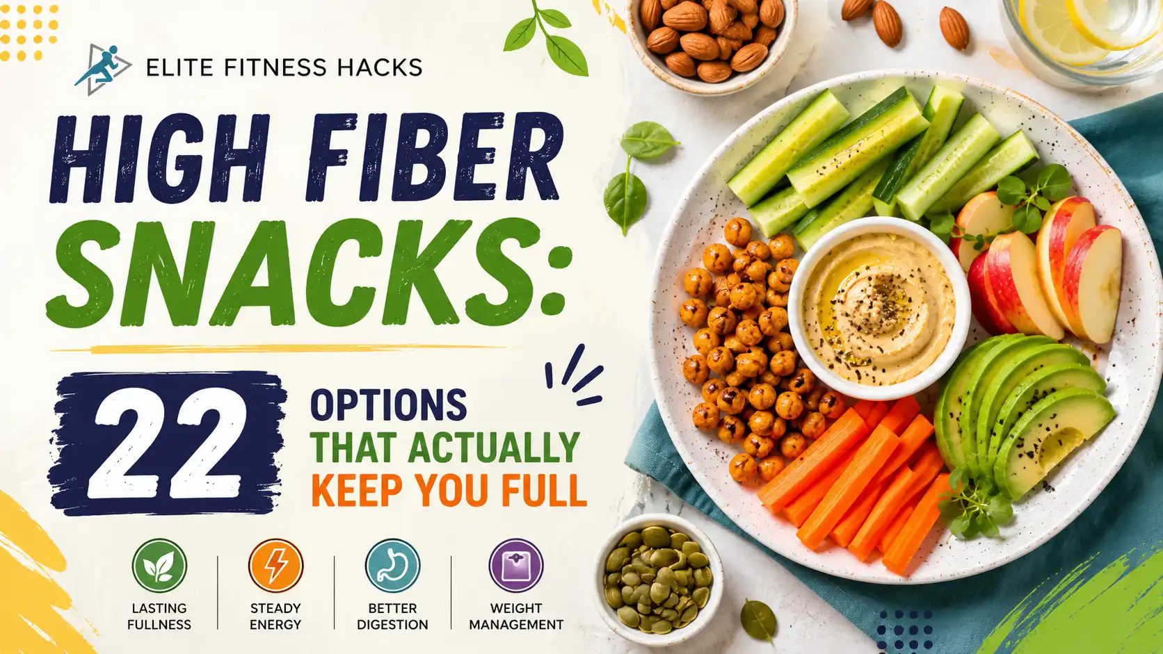 High Fiber Snacks: 22 Options That Actually Keep You Full